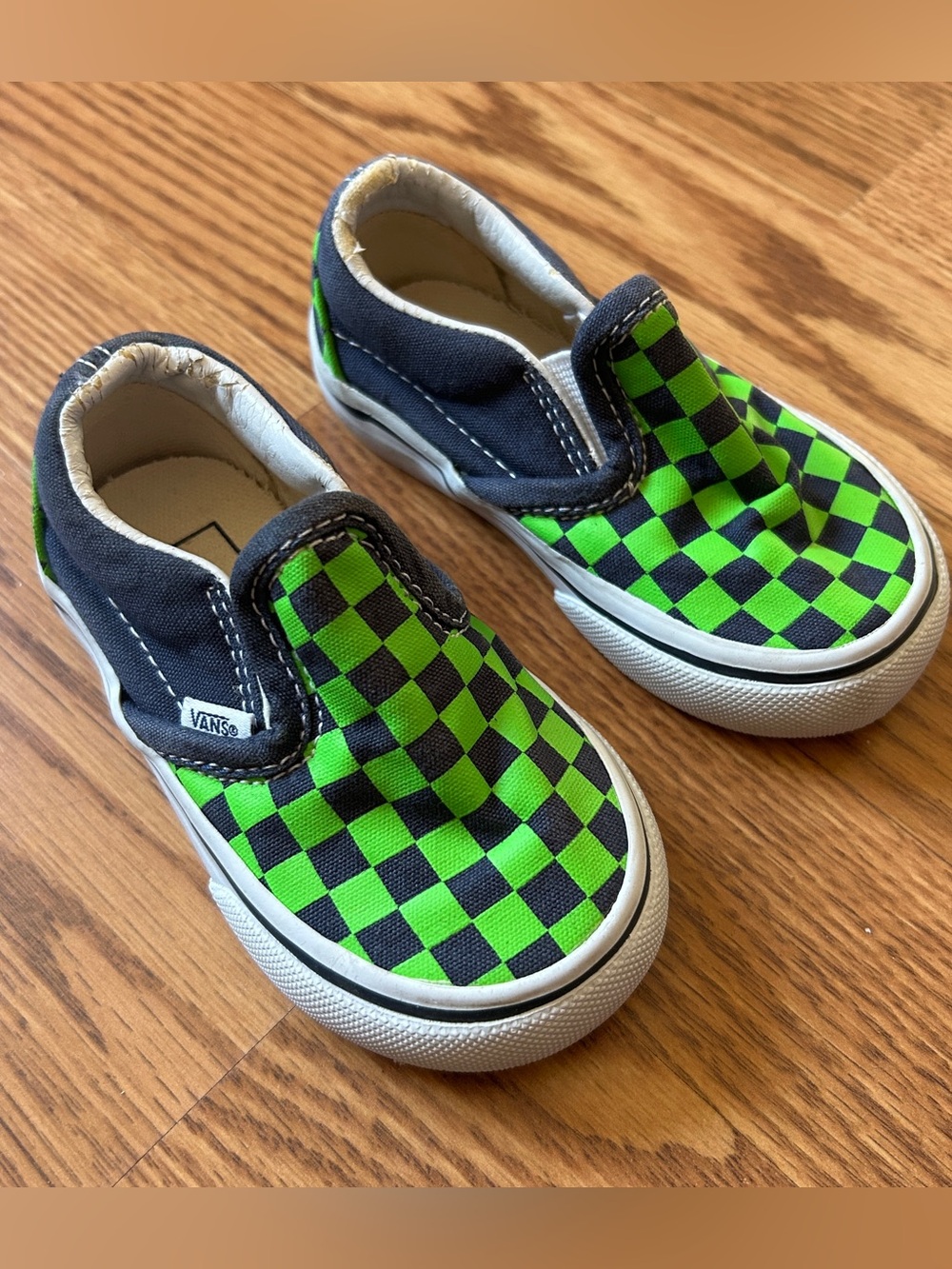 Toddler checkered vans